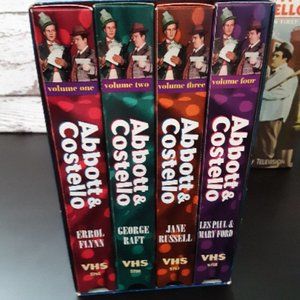 Classic Abbott & Costello - Colgate Comedy Hour 1950-1955 - 4 Tapes Boxed -  VHS